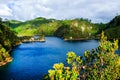 Montebello lakes of National Park in Chiapas, Mexico Royalty Free Stock Photo