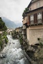 Chiavenna (Sondrio, Italy) Royalty Free Stock Photo