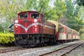 Alishan Forest Railway at Chiayi Forest Railway Garage Park in Chiayi, Taiwan.