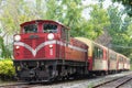 Alishan Forest Railway at Chiayi Forest Railway Garage Park in Chiayi, Taiwan.