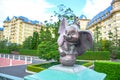 CHIBA, JAPAN: Dumbo character statue at Tokyo Disney Resort, Urayasu, Japan