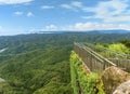 Cliffs of Mount Nokogiri observatory overlooking the Boso Peninsula of Chiba. Royalty Free Stock Photo