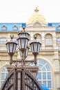 CHIBA, JAPAN: Mickey Mouse gate lamp at the entrance of Tokyo Disneyland Hotel located in Tokyo Disney Resort, Urayasu, Chiba,