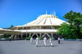 CHIBA, JAPAN: Space Mountain attraction in Tomorrowland at Tokyo Disneyland