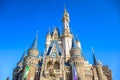 CHIBA, JAPAN: View of Tokyo Disneyland Cinderella Castle