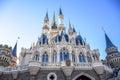 CHIBA, JAPAN: View of Tokyo Disneyland Cinderella Castle