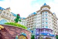 CHIBA, JAPAN: View of Tokyo Disneyland Hotel located in Tokyo Disney Resort, Urayasu, Chiba, Japan Royalty Free Stock Photo