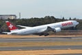 Swiss International Air Lines Boeing B777-300ER (HB-JNA) passenger plane.