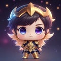 Chibi Delights: A Tiny Hyperrealistic Anime Adventure Royalty Free Stock Photo