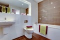 Chic Contemporary Bathroom Royalty Free Stock Photo