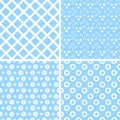 Chic different seamless patterns.