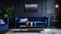 chic elegant navy blue