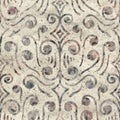 Chic formal grungy damask texture seamless pattern