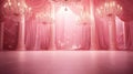 chic luxury pink background