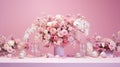 chic luxury pink background