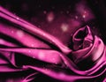 Chic pink satin background. Royalty Free Stock Photo