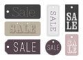 Chic Sale labels Royalty Free Stock Photo