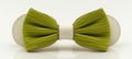 Chic and trendy green and white ribbon bows for stylish and fashionable hair embellishments