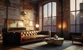 A chic urban loft adorned