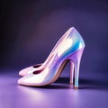 chic womens high-heeled shoes style chic beauty, Generative AI