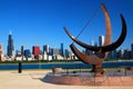 Chicago from the Adler Planetarium Royalty Free Stock Photo