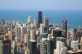 Chicago aerial view