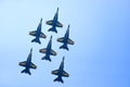 Chicago Air and Water Show, US Navy Blue Angels Royalty Free Stock Photo