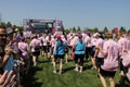 Chicago Avon Walk participants at ceremony