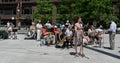 Chicago Barrister's Band performs in Federal Plaza