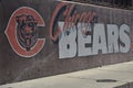 Chicago Bears painted on wall