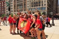 Chicago Blackhawks Celebration Royalty Free Stock Photo