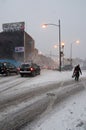 Chicago Blizzard Royalty Free Stock Photo