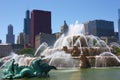Chicago Buckingham Fountain Royalty Free Stock Photo
