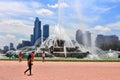 Chicago Buckingham Fountain Royalty Free Stock Photo