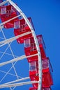 Chicago: cabins of Ferris Wheel at Navy Pier Royalty Free Stock Photo