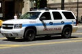 Chicago Chevrolet Police Cruiser. Chicago, IL, USA. June 3, 2014. Royalty Free Stock Photo