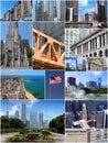 Chicago city landmark collage