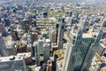 Chicago city skyscrapers aerial view. Skydeck observation Royalty Free Stock Photo