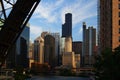 Chicago city view Royalty Free Stock Photo