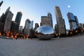 Chicago Cloud Gate Royalty Free Stock Photo