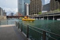 Chicago Cruise Boats and Riverwalk