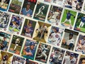 Chicago Cubs baseball trading card collage