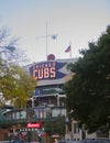 Chicago Cubs Neon Sign at Wrigley Field