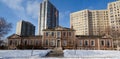 Chicago Cultural Center in Snow