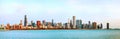 Chicago downtown cityscape panorama Royalty Free Stock Photo