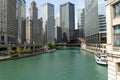 Chicago downtown Michigan Avenue bridge buildings