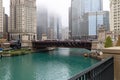 Chicago downtown Michigan Avenue bridge buildings