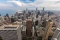 Chicago downtown skyline with beautiful cloud Royalty Free Stock Photo