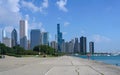 Chicago downtown skyline Royalty Free Stock Photo