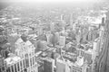 Chicago downtown - vintage-style photo Royalty Free Stock Photo